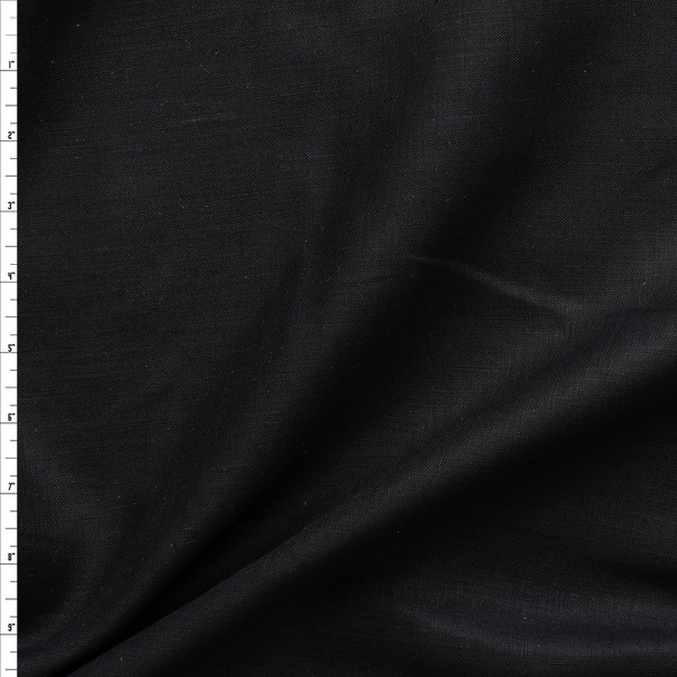 Black Linen #27611 Fabric By The Yard