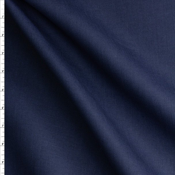 Navy Blue Quintin Irish Linen From Spence Bryson Fabric By The Yard