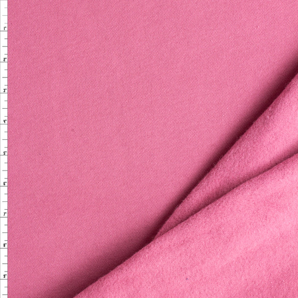 Pink Cotton Sweatshirt Fleece #27705 Fabric By The Yard