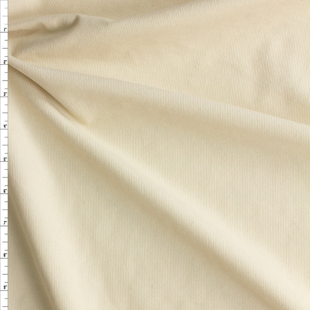 Ivory Baby Wale Corduroy #27779 Fabric By The Yard