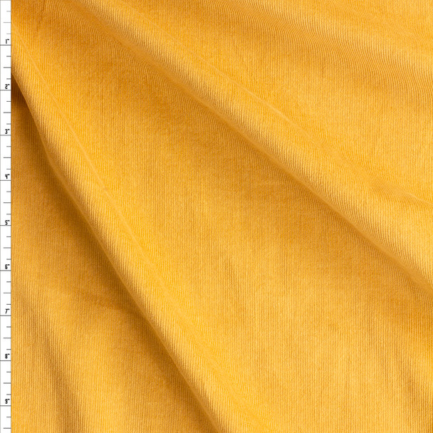 Golden Tan Baby Wale Corduroy #27781 Fabric By The Yard