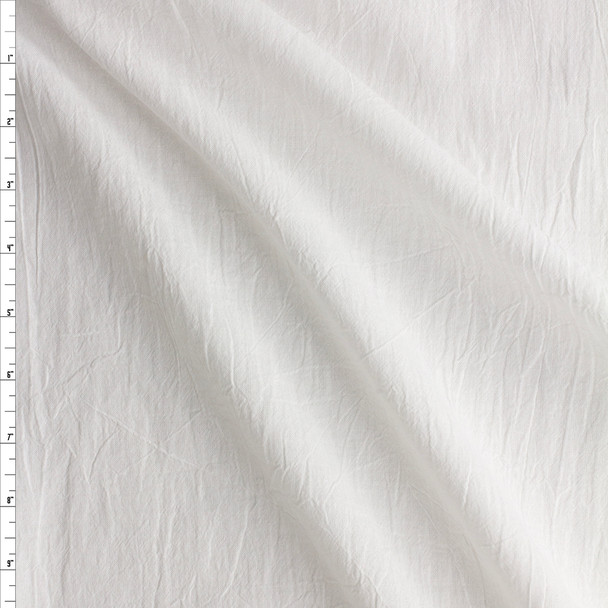 Offwhite Designer Cotton Gauze Fabric By The Yard