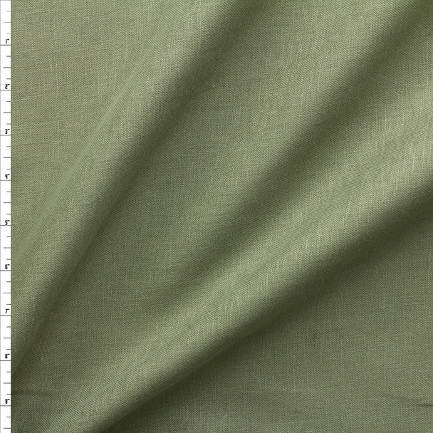 Olive Green Linen #27819 Fabric By The Yard