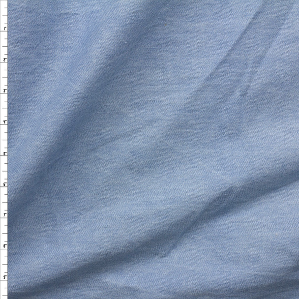 Light Blue Weathered Washed Twill #27844 Fabric By The Yard