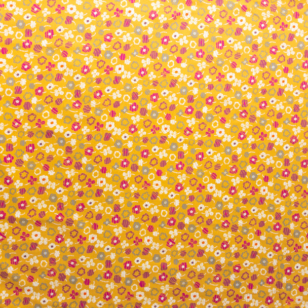 Waving Buds City Stretch Cotton Jersey Knit From Art Gallery Fabrics Fabric By The Yard - Wide shot Waving Buds City Stretch Cotton Jersey Knit From Art Gallery Fabrics Fabric By The Yard - Wide shot