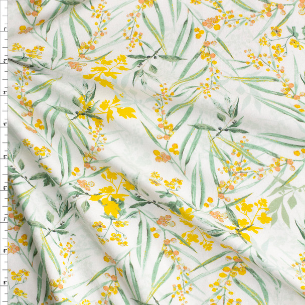 Lush Mimosa Stretch Cotton Jersey Knit From Art Gallery Fabrics Fabric By The Yard