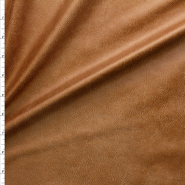 Pebbled Caramel Vegan Leather #28145 Fabric By The Yard