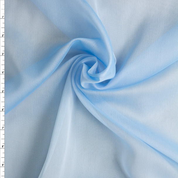 Light Blue Two Tone Chiffon #28546 Fabric By The Yard