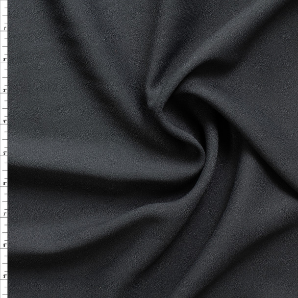 Black Rayon Crepe #30339 Fabric By The Yard