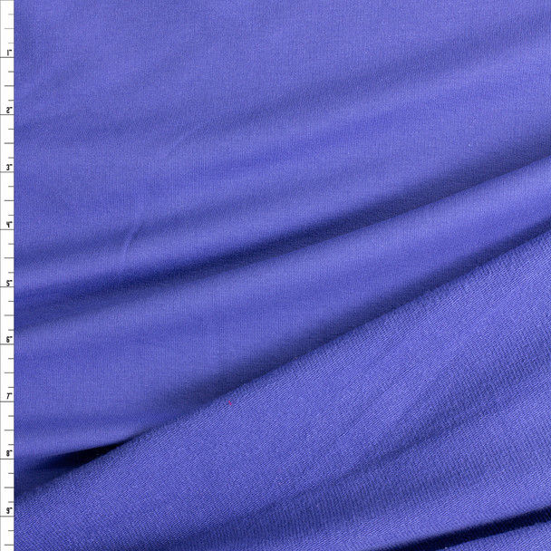 Blue Cotton/Spandex French Terry #30395 Fabric By The Yard