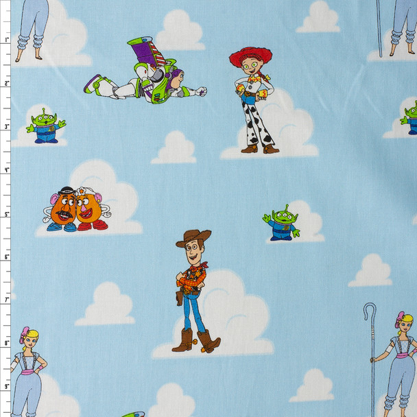 Toy Story Friends Sketch Quilter’s Cotton from Maywood Studio #30466 Fabric By The Yard