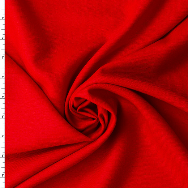 Red Wool Suiting #30832 Fabric By The Yard