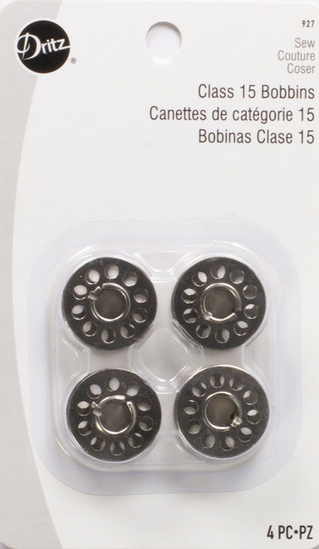 Dritz Class 15 Metal Bobbins – 4 Pack