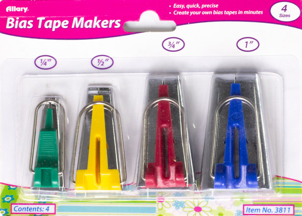 Allary Bias Tape Makers – Set of Four Fabric By The Yard