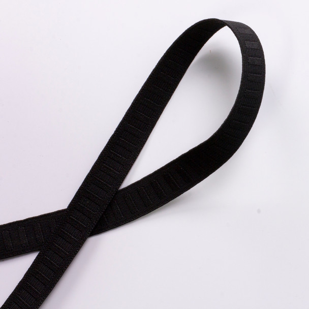 1" Braided Elastic – Black – By the Yard Fabric By The Yard