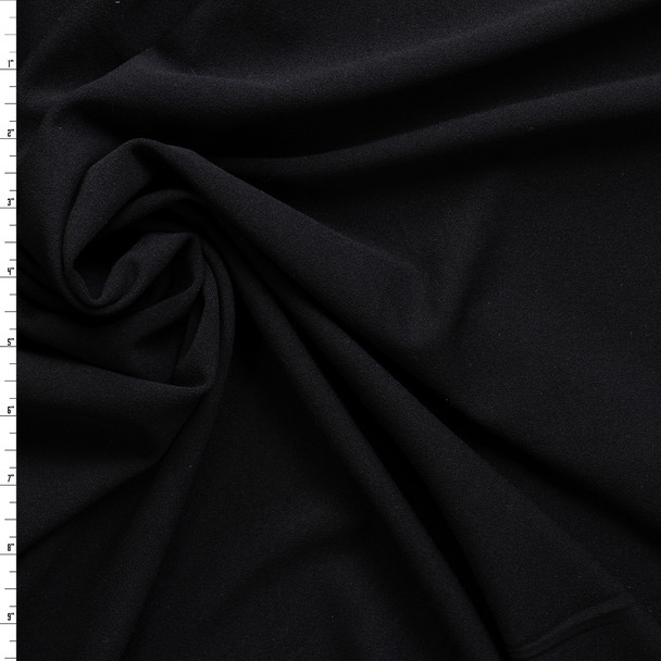 Black Stretch Crepe Knit #30921 Fabric By The Yard