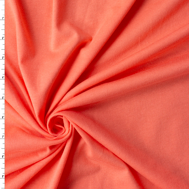 Coral USA Made Cotton Baby Jersey Knit #31002 Fabric By The Yard
