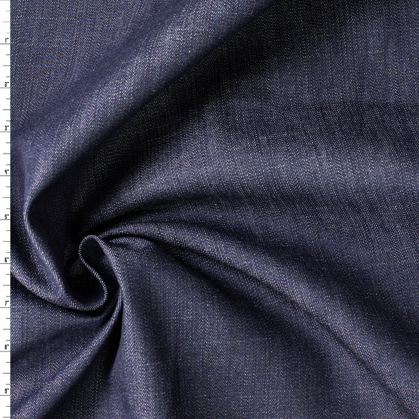 Indigo Slub 11.1oz Italian Denim from Jacob Cohën #31073 Fabric By The Yard