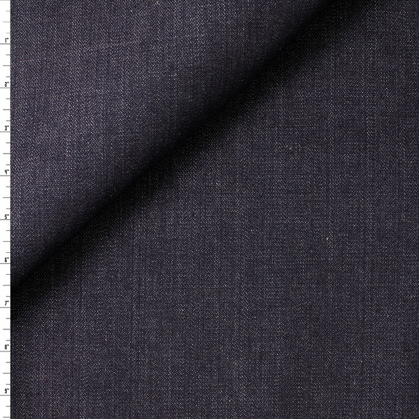 Dark Indigo Slub Stretch 9.4oz Italian Denim from Jacob Cohën #31074 Fabric By The Yard