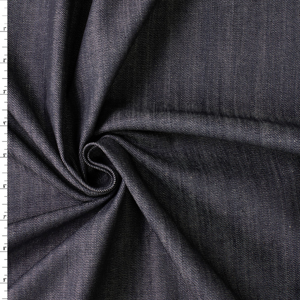 Dark Indigo Slub 13.4oz Italian Denim from Jacob Cohën #31075 Fabric By The Yard