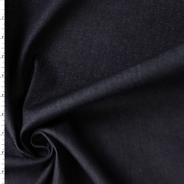 Dark Indigo Stretch 10.4oz Italian Denim from Jacob Cohën #31080 Fabric By The Yard