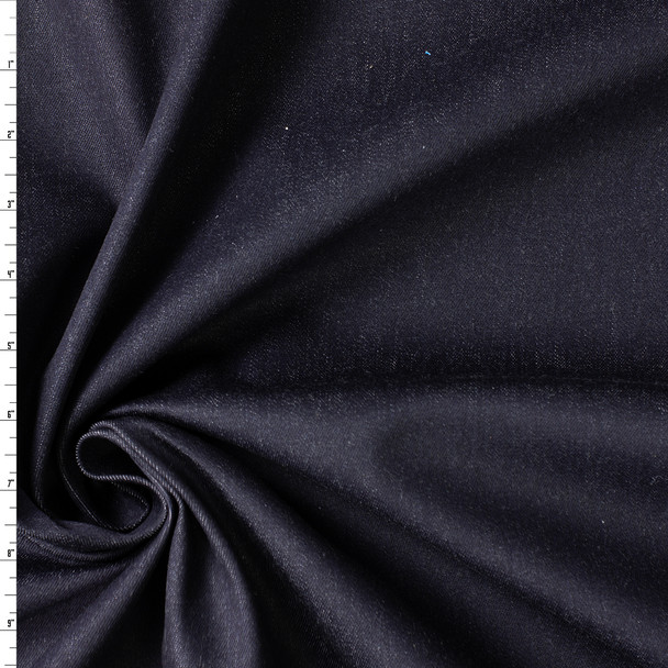 Dark Indigo Stretch 11.1oz Italian Denim from Jacob Cohën #31091 Fabric By The Yard