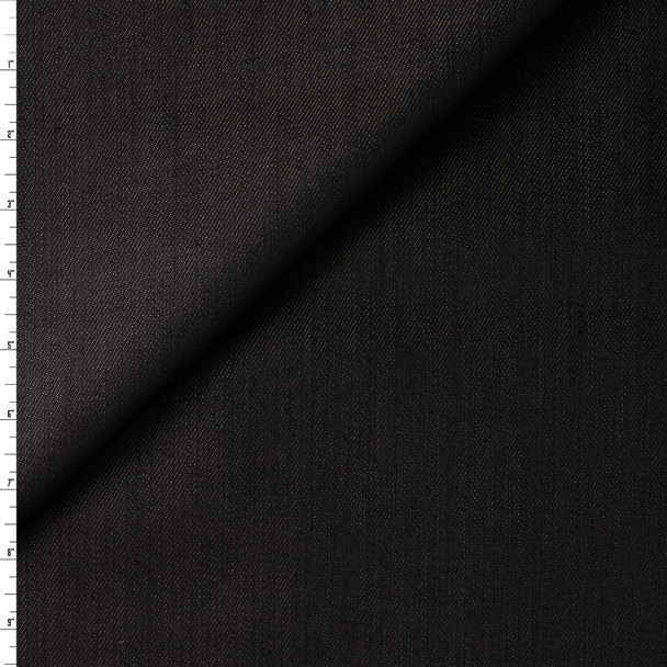 Charcoal 11.2oz Coated Italian Denim from Jacob Cohën #31099 Fabric By The Yard