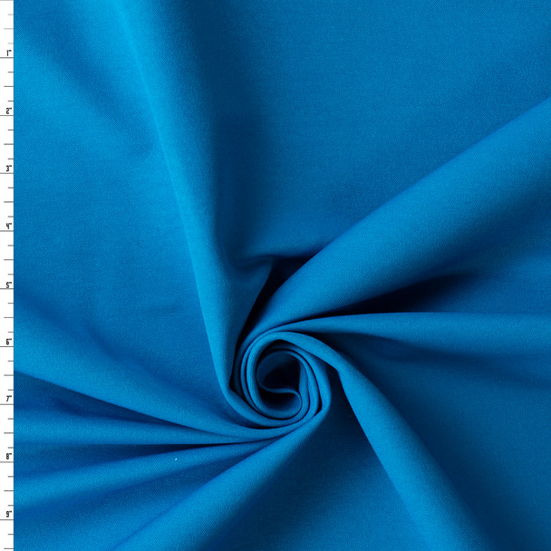 Bright Teal Stretch Nylon/Viscose Twill #31121 Fabric By The Yard