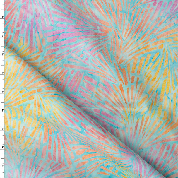 Totally Tropical - Pastel Indonesian Cotton Batik from Robert Kaufman #31189 Fabric By The Yard