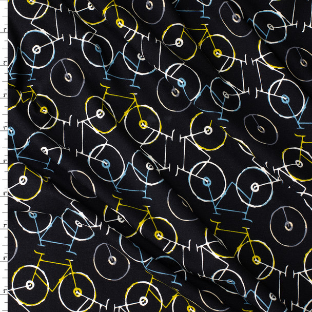 Clea Bikeleidoscope Stretch Cotton Jersey Knit from Art Gallery Fabrics #31209 Fabric By The Yard