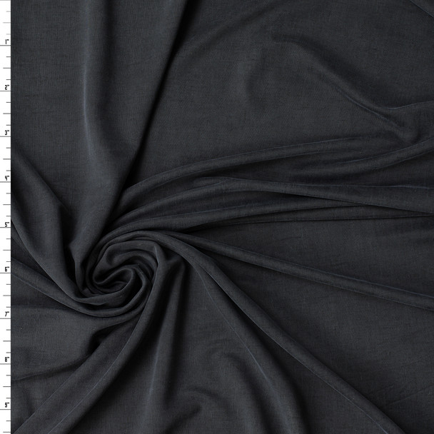Black Tencel Jersey Knit #31294 Fabric By The Yard
