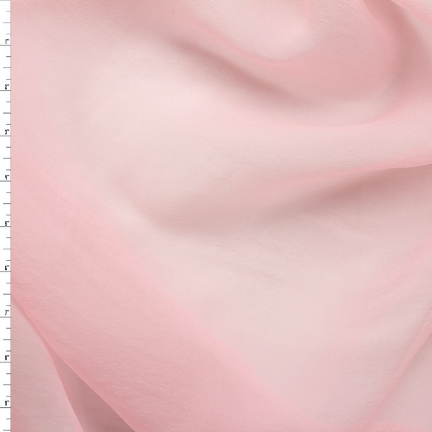 Pink Silk Crepe Organza #31329 Fabric By The Yard