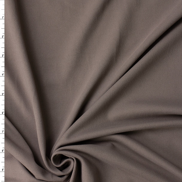 Taupe Brushed Athletic Knit #31368 Fabric By The Yard