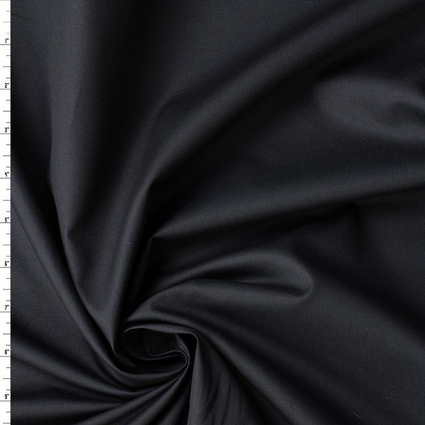 Black Cotton Poplin #31372 Fabric By The Yard