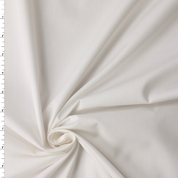 Warm White Cotton Poplin #31374 Fabric By The Yard