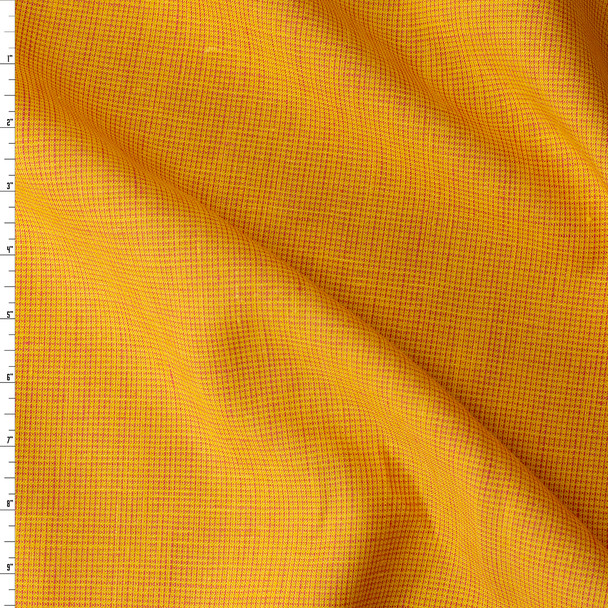 Sonoma Sun Microplaid European Designer Linen #31435 Fabric By The Yard