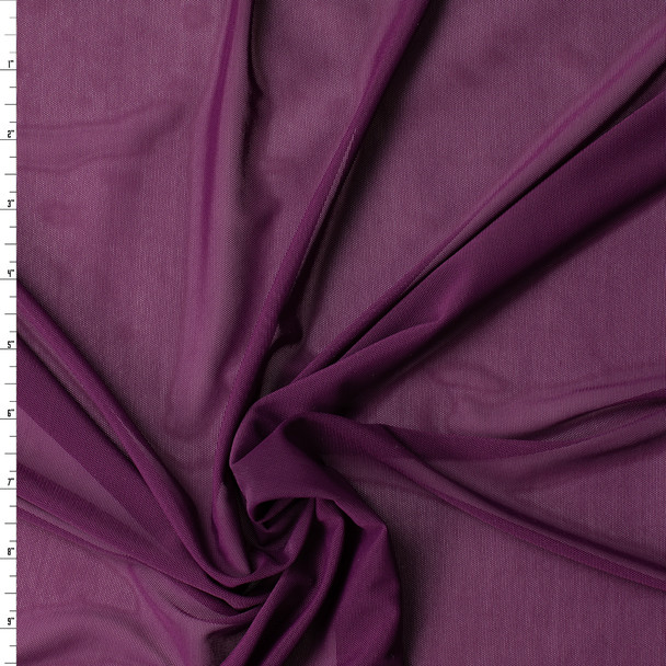 Plum Power Mesh #31450 Fabric By The Yard