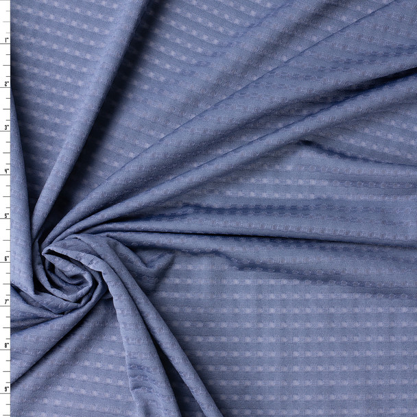 Charcoal Textured Athletic Knit from Rainbeau #31495 Fabric By The Yard