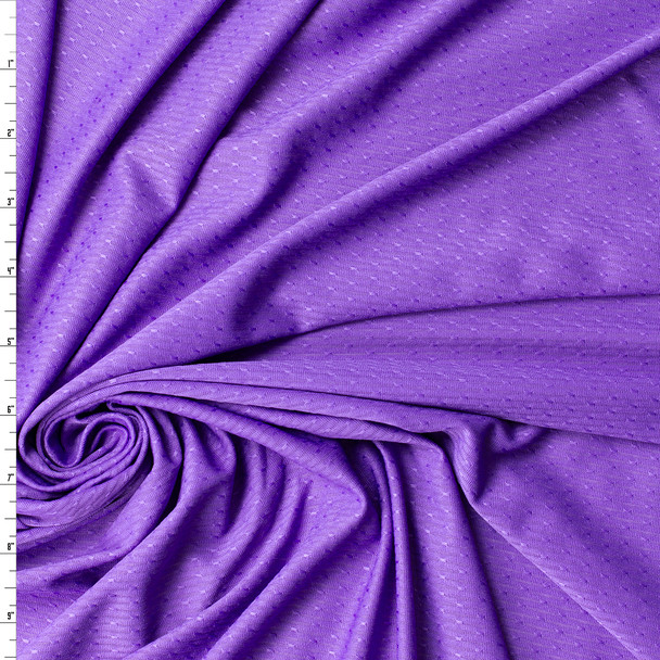 Purple Textured Athletic Knit from Rainbeau #31500 Fabric By The Yard