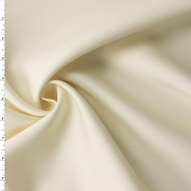 Ivory Wool/Silk Blend #31528 Fabric By The Yard