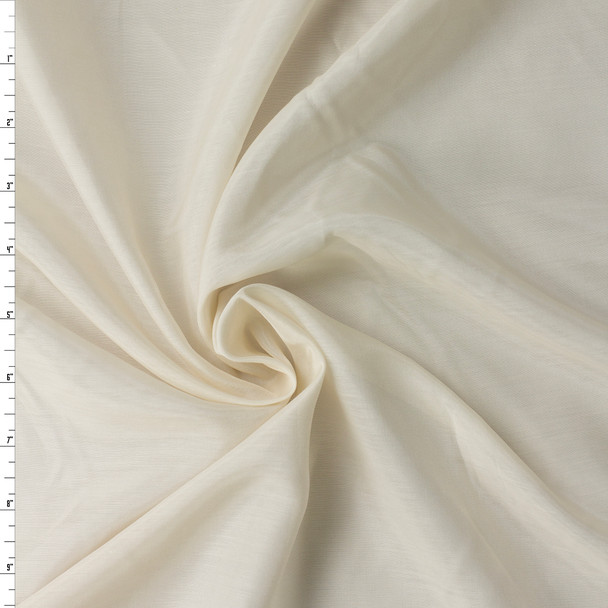 Offwhite Cotton/Silk Lawn #31550 Fabric By The Yard