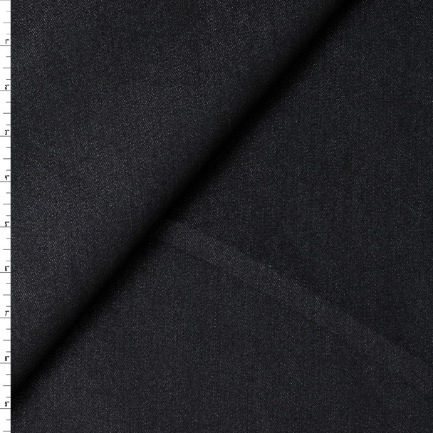 Black 13.7oz Italian Stretch Denim from Jacob Cohën #31558 Fabric By The Yard