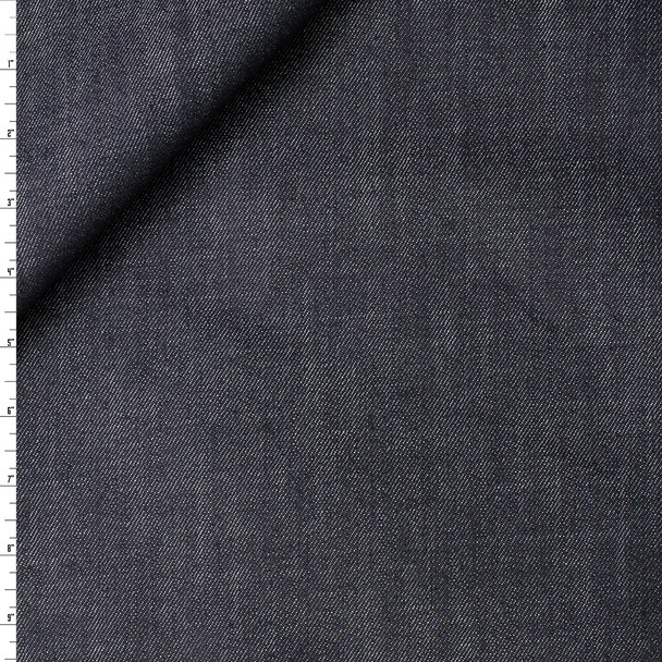 Streaked Dark Indigo 13.3oz Italian Denim from Jacob Cohën #31577 Fabric By The Yard