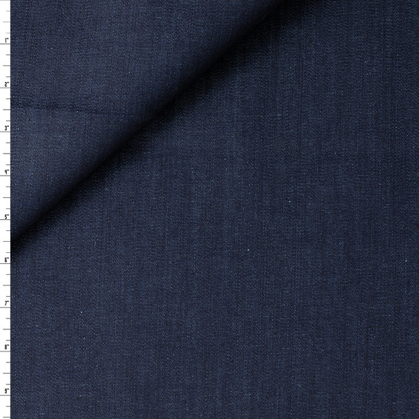 Deep Indigo 9oz Italian Stretch Denim from Jacob Cohën #31581 Fabric By The Yard