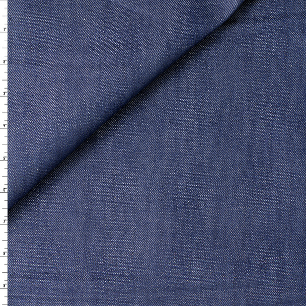 Indigo 14.4oz Italian Stretch Denim from Jacob Cohën #31584 Fabric By The Yard