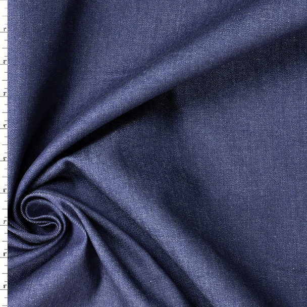 Indigo 8.7oz Italian Stretch Denim from Jacob Cohën #31594 Fabric By The Yard