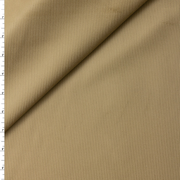 Khaki Cotton Corduroy #31611 Fabric By The Yard