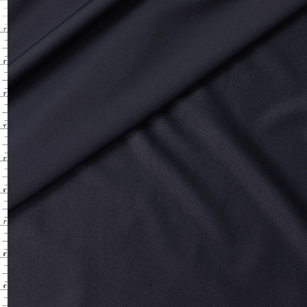 Black Brushed Back Stretch Performance Knit #31638 Fabric By The Yard