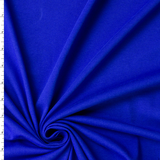 Royal Blue Organic Cotton Jersey #31658 Fabric By The Yard