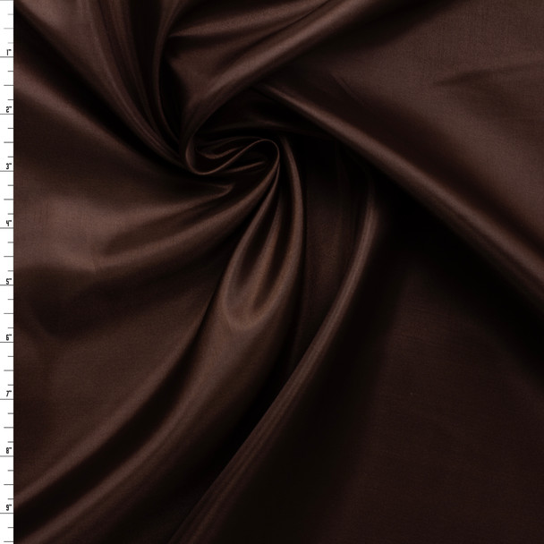 Espresso Japanese Poly Habotai #31683 Fabric By The Yard